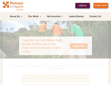 Tablet Screenshot of pihcanada.org